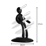 Body Knife Block Black 6