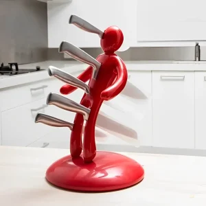 Body Knife Block Red 2