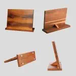 Magnetic Wood Knife Block 3