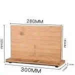 Magnetic Wood Knife Block 5
