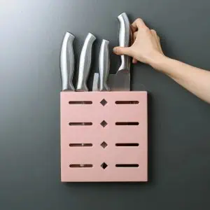 Pink Knife Block 1