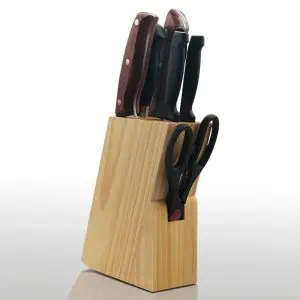 Wooden Knife Block 1
